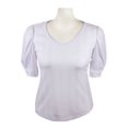 thumbnail image 1 of Blusa George Talla CH Cuello U Blanco, 1 of 4