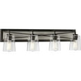 thumbnail image 7 of Briarwood Collection Four-Light Antique Bronze Clear Glass Coastal Bath Vanity Light, 7 of 7