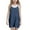 Navy, variant on Juslio Girl Dresses Casual Sleeveless Pockets Summer Beach A-line Knee Length White Sundress