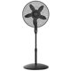 thumbnail image 1 of Lasko S18605 - Ventilador oscilante de 4 velocidades con control remoto, altura ajustable, parrilla de metal duradera, ideal para oficina, escuela y hogar, color negro (reacondicionado), 1 of 5