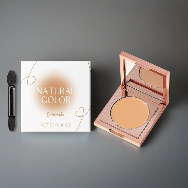 SIfdSeng Concealer Lightweight Texture Fits Well Without Removing Makeup Covers Skin Blemishes Skin Care Powder Foundation