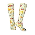 thumbnail image 4 of Haiem Heavy Equipment Socks, Funny Novelty Crazy Design Cotton Socks Sports Socks Knee High Socks For Men, Women,1Pairs - Gift For Working Friends, 4 of 9