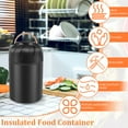 thumbnail image 3 of 17 oz Vacuum Insulated Food Jar Stainless Steel Insulated Food Thermos with Spoon Leak Proof Thermo Food Jar Portable Insulated Food Container for Hot Food Adults and Kids, 3 of 10