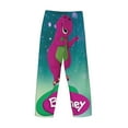 thumbnail image 6 of Barney And Friends Pajama Pants for Men, Super Soft All over Print Lounge Pants Sleepwear Bottom with Pockets Drawstring, 6 of 8