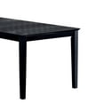 thumbnail image 2 of Benjara Rectangular Wooden Dining Table- Black, 2 of 2