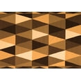 thumbnail image 1 of Ahgly Company Indoor Rectangle Abstract Orange Contemporary Area Rugs, 3' x 5', 1 of 1