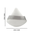 thumbnail image 3 of 6 Powder Puff Triangle Makeup Puff For Loose Powder Powder Body Powder Velour Cosmetic Foundation Sponge Beauty Makeup Tools,Beige Makeup Puff, 3 of 8