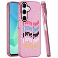 thumbnail image 5 of For Apple iPhone 14 /13 Fashion Layer Design Slim IMD TPU Protective, Shockproof Hybrid Stylish Durable Hard PC Cover, XPM Phone Case [I Love You], 5 of 9