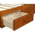 thumbnail image 3 of Harper & Bright Designs Twin Size Wood Platform Bed with 3 Drawers Storage Bed, Oak, 3 of 5