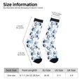thumbnail image 2 of Pofeuu Playful Penguins and Snowmen Print Crew Socks, Adult Running Hiking Socks for Youth and Adult, 2 of 6