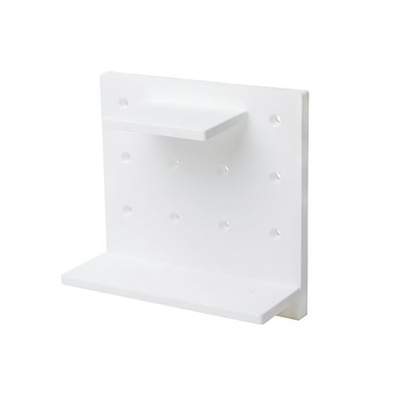 

WREA Hole Board Decorative Storage Rack Pegboard Wall Shelf