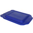 thumbnail image 3 of Pyrex 222 Pcs 2 Pintes Bleu Cadet 8 Pouces x 8 Pouces Couvercle de Plat de Cuisson, 3 of 4