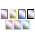 thumbnail image 4 of YAOMOBB Rounded Corner Mirror Portable Clear View Makeup Mirror Set 5Pcs Magnetic Locker Mirror for School or Bathroom Use, 4 of 7