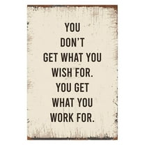 There is always a good sentence to inspire you Metal Sign Aluminum Retro Funny Tin Sign Vintage Wall Decor for Home Office Garden Yard 8x12 Inches