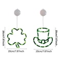 thumbnail image 4 of Hometravel LED Shamrock Pendant, Luminous St. Patrick's Day Light, Green Clover Window Decoration for Holiday, 4 of 8