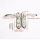 thumbnail image 2 of Cerradura de manija de baño de acero inoxidable, cerradura de puerta de inodoro, cerradura de puerta de inodoro de una sola lengüeta sin llave, cerradura de puerta de aleación de titanio y magnesio, 2 of 5