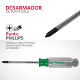 thumbnail image 3 of Desarmador Phillips 3/16 x 6 Nicholson NI199-10 punta cruz, 3 of 5