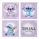 thumbnail image 1 of Set de arte de pared LED en lienzo Idea Nuova Disney Stitch, paquete de 4, 1 of 1