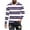 Mens Shirts Purple, variant on Mens Big & Tall T Shirts S-4X Plus Size Long Sleeve Crewneck Tshirts Shirt Casual Pullover Stripe Printed Slim Basic Going-Out Loungewear Tees Tops