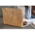 thumbnail image 3 of KSK KAISHEK Only for MacBook Pro 15 inchs Case 2019 2018 2017 2016 Released Model A1990 A1707, Plastic Hard Case + Black Keyboard Cover, Wood grain 2, 3 of 5