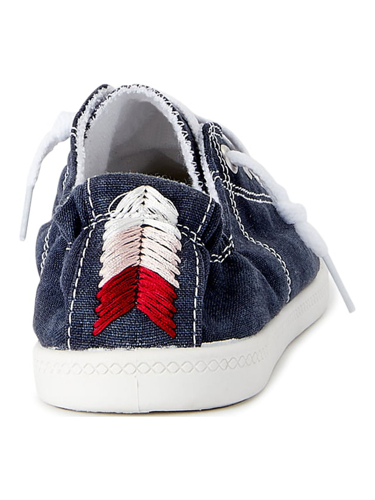Time and Tru Women's Scrunch Back Slip-On Sneaker