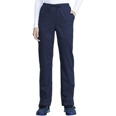

Cherokee Workwear Revolution Tech Women s Scrubs Pant Mid Rise Straight Leg Drawstring WW041AB