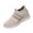 Beige_005, variant on Domuza walking shoes for women, Colorful Elastic Strap Wedge Sneakers, Breathable Knit Slip-On Platform Casual Shoes for Daily Travel Beige 8.5(EU-41)