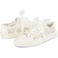 thumbnail image 4 of JIAJIA 8835 Wedding Shoes Bridal Sneakers Flats Bride Tennis Shoes Lace Sneakers Color Ivory,Size 8 B(M) US/39 EU, 4 of 7