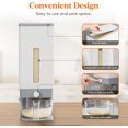 thumbnail image 3 of Large Rice Dispenser Container 25.4 Lbs, Airtight Cereal Storage Containers with Measuring Cup, Sealed Moisture Proof Rice Bucket, Dry Food Grain Flour Soybean for Kitchen Household, BPA-Free, 3 of 8