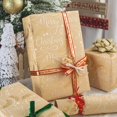 thumbnail image 4 of Rollo de papel de regalo Flyhill Kraft Metallic Gold de 43 x 10 m, 4 of 7