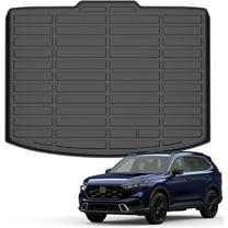 Auxko All Weather Cargo Liner Fit for Honda CRV 2023 2024 2025 2026 (Non Hybrid) Lowest Position TPE Rubber Liners CRV Accessories All Season Guard Odorless Anti-Slip Cargo Mat Black