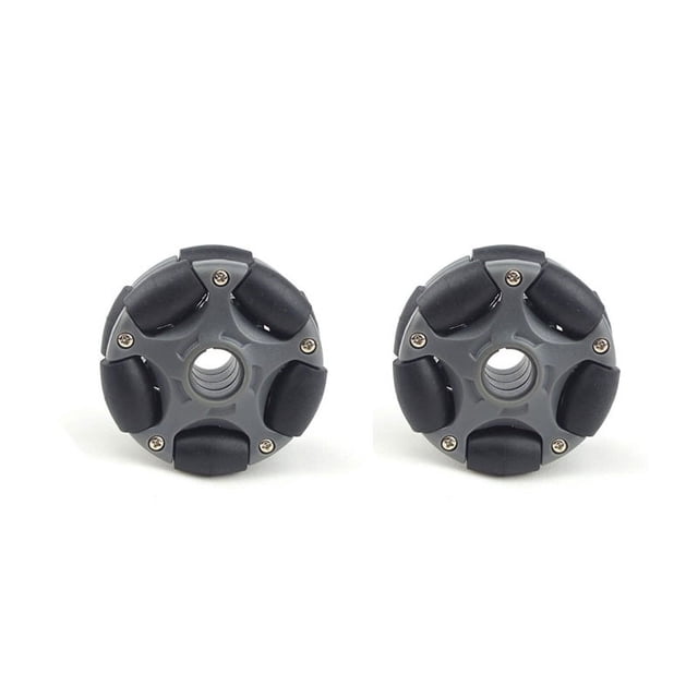 Rueda Omni de Plástico de 2 Piezas de 58 Mm para Kit de Robot Servomotor Omnidireccional 14135