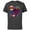 Charcoal, variant on Studios X-Men ’97 Magneto Super Villain and Logo- Short Sleeve Cotton T-Shirt for Adults - Customized-Red