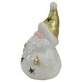 thumbnail image 4 of Northlight 8" LED Lighted Gold and White Santa Christmas Tabletop Decoration, 4 of 4