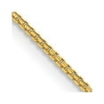 thumbnail image 3 of FJC Finejewelers 14 kt Yellow Gold Concave Box Chain 16 Inches x 1.3 mm, 3 of 7