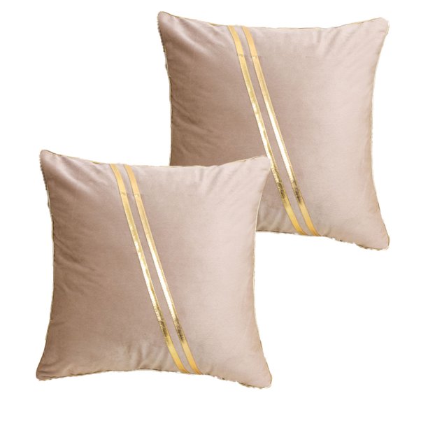 2 uds. Funda de almohada cómoda y almohada de felpa familiar sencilla suave