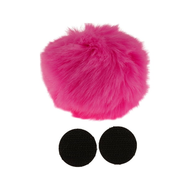 Accesorios para Cascos de Motocicleta Decoración Cola Redonda para Cascos de Motocicleta Bicicleta Esquí Rojo Rosa Calcomanías 1 Juego