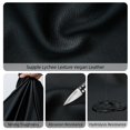 thumbnail image 3 of Bolso de hombro KKXIU de cuero vegano negro para mujer, 3 of 7