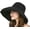 Black, variant on YooGuoGuo Women Sun Hat Wide Brim UV Protection Soild Bucket Hat Travel Outdoor Beach Hat