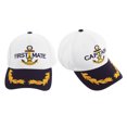 thumbnail image 2 of 2pcs Matching Captain Boating Baseball Cap Sailor Navy Hat Decorative Captain Baseball Cap, 2 of 8