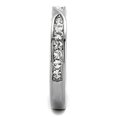 thumbnail image 4 of Silver Womens Ring Anillo Para Mujer Stainless Steel Ring with Top Grade Crystal Benevento, 4 of 4