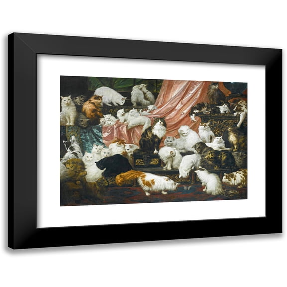 Carl Kahler 14x11 Black Modern Framed Museum Art Print Titled - My Wife's Lovers
