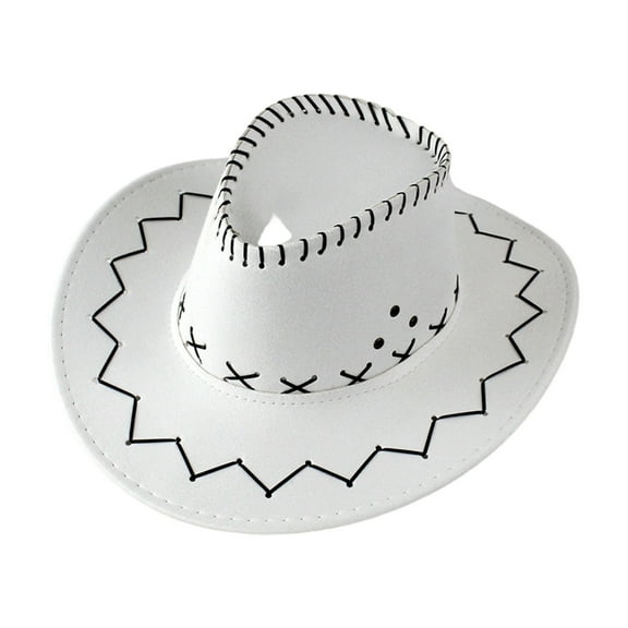 Suede Kids Cowboy Hat for Themed Parties Dress Up and Halloween - for Outdoor Sports and Year-Round