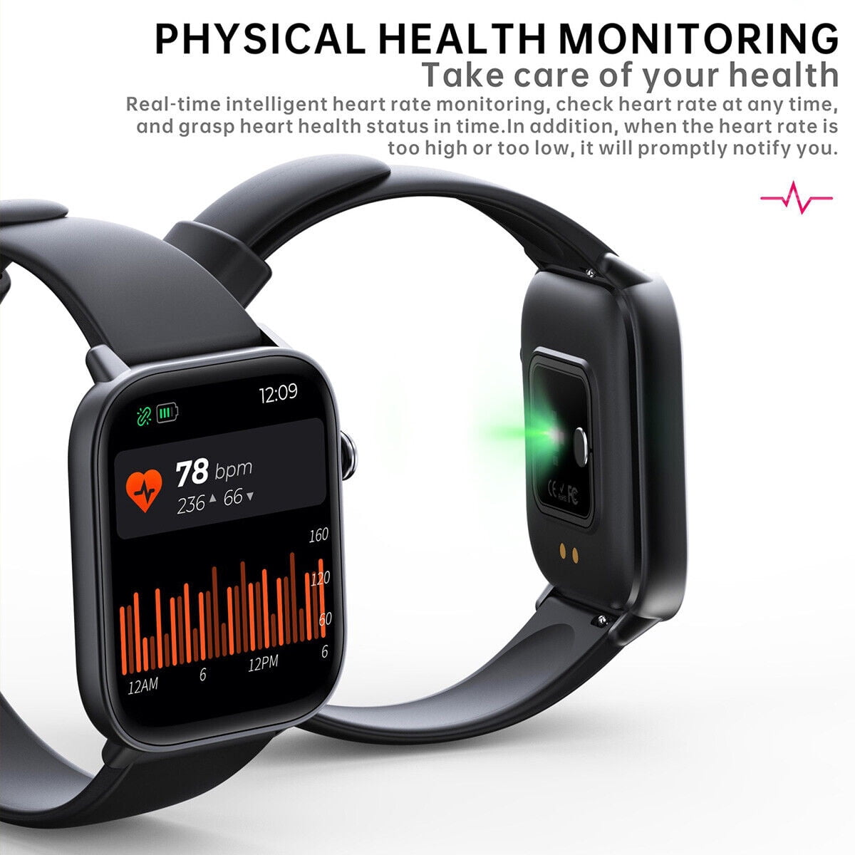 2022 New Smart Watch Women Men Heart Rate For Phone Android Bluetooth Waterproof