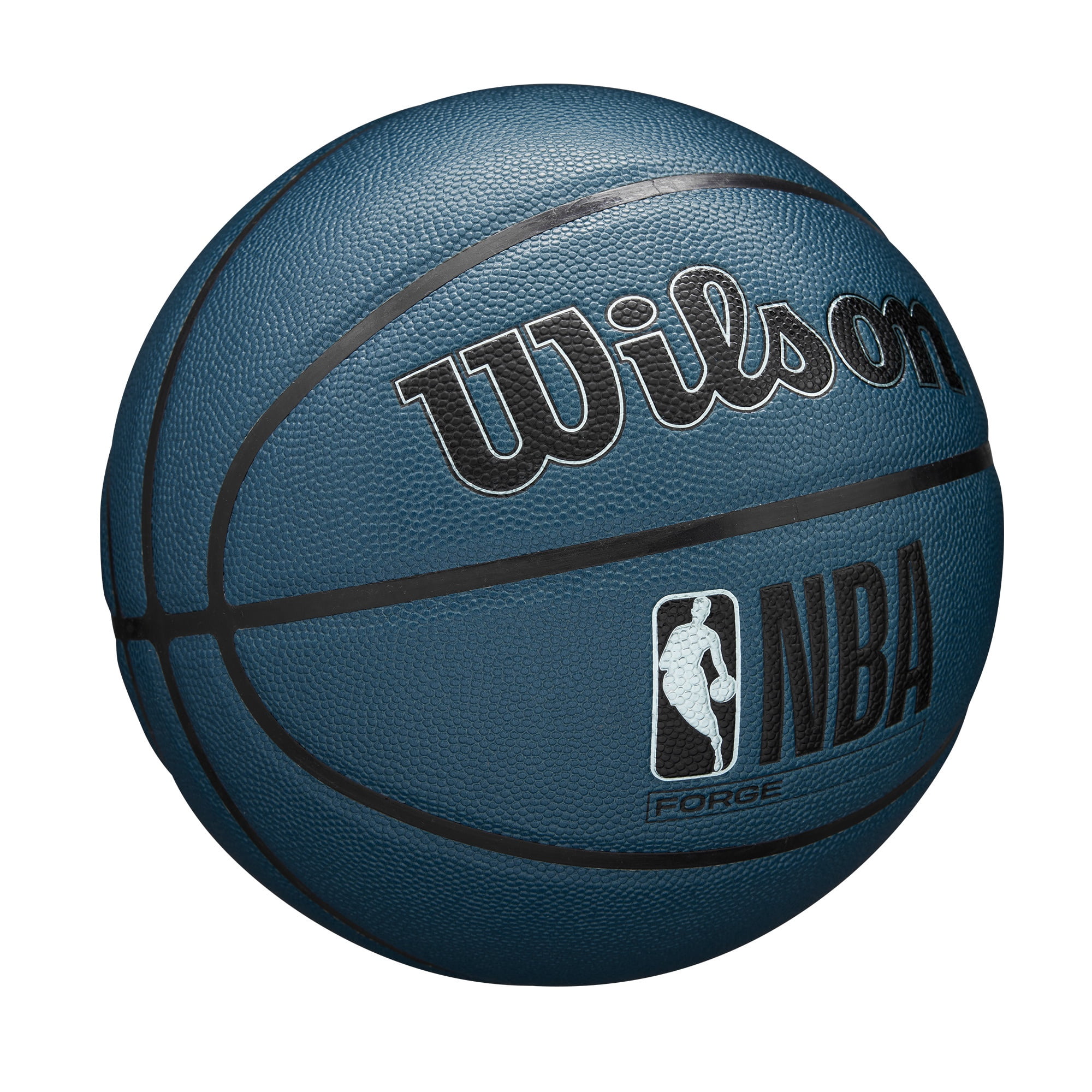 Wilson NBA Forge Indoor/Outdoor Basketball - Teal, Size 7 - 29.5"
