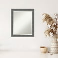 thumbnail image 5 of Amanti Art Dixie Grey Rustic Beveled Wood Wall Mirror 22.25 x 18.25 in., 5 of 5