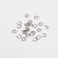 thumbnail image 4 of Anillo abierto de acero inoxidable 304, anillo único chapado en agua, anillo colgante conectado a mano, anillo de salto, accesorios de joyería de bricolaje de múltiples especificaciones, 4 of 5