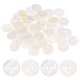 thumbnail image 1 of Botones de Concha Natural Uxcell [50pcs] - Botones de Costura de Madreperla de 15mm 2 Agujeros para Costura de Camisas y Decoración de Manualidades DIY - [Blanco], 1 of 6