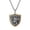 Silver Gold, variant on Shield Cross Pendant Necklace: Stainless Steel Inspirational Necklace for Men and Women