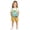 100Green105, variant on CAIVO Kids Jumpsuits Girls Ice Cream Print Overalls Adjustable Strap Shorts Kids Summer Shorts Boys Girls Breathable Mix Easy Elastic Waist Kids Shorts